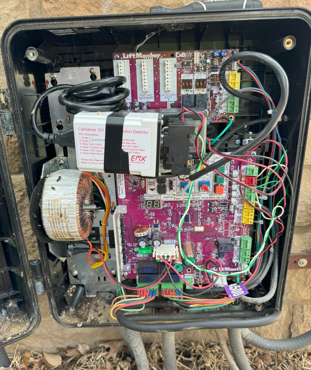 Control board for automatic gate